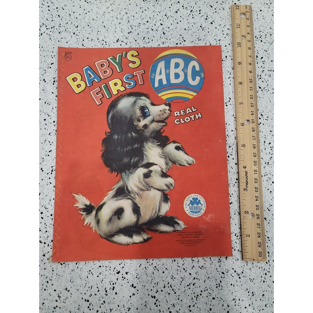 1948 Merrill Baby's First ABC's children's picture storybook